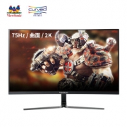 ViewSonic 优派 VX2758-2KC-HD 27英寸 VA显示器 （2560x1440、1800R、75Hz）