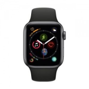Apple 苹果 Apple Watch Series 4 智能手表（GPS+蜂窝网络、44mm、黑色运动表带）