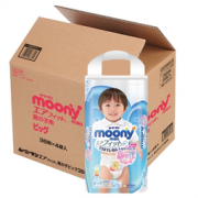 moony 男宝宝拉拉裤 XL38片 4包装 *3件  640.57元含税包邮