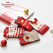 Caramella 焦糖玛奇朵 512764 秋冬纯棉中长筒袜4双 19.9元包邮（29.9-10）