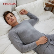 Maxwin 男士咖啡碳+3℃加热保暖内衣套装 5色