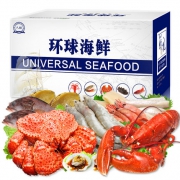 八帅 3988型环球海鲜礼盒海鲜大礼包3550g