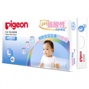 贝亲（Pigeon）  弱酸性 婴儿纸尿裤 L62片 *4件