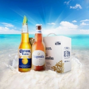 限地区，超·定制 科罗娜&福佳 啤酒混搭礼盒装330ml*12瓶*2件 89元包邮