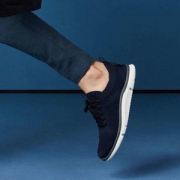 43码以上，18新款 Clarks 其乐 Triken Run 男士三瓣底网面运动鞋 26130970