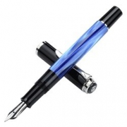 百利金（Pelikan）  Classic M205 钢笔 F尖 蓝色大理石