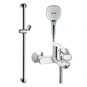 汉斯格雅（Hansgrohe）  飞雨select120手持花洒 配单把手浴缸龙头淋浴套餐