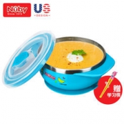 Nuby 努比 儿童不锈钢吸盘碗 *3件 104元（合34.67元/件）