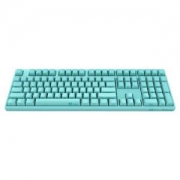 Akko 艾酷 Ducky 3108 机械键盘 薄荷蓝（108键、Cherry黑轴、PBT、侧刻）