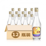 汾酒 出口玻汾 53度 500ml*12瓶+ Burggold 金城堡 黑啤酒 500ml*6听