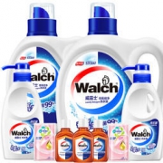 Walch 威露士 有氧洗衣液套装（洗衣液2.25kgx1和1kgx1+内衣净280gx2+消毒液60mlx3+柔顺剂50mlx2） 55.9元