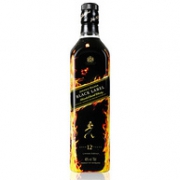 JOHNNIE WALKER 尊尼获加 黑牌 调配型苏格兰威士忌 700ml 火焰限量瓶 *3件