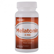 GNC 健安喜 褪黑素 3mg*60粒  39元