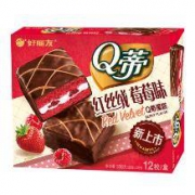 12日：好丽友(Orion) Q蒂蛋糕 红丝绒莓莓味336克/盒 12枚