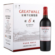 2件*6瓶 GreatWall 长城 耀世东方 特藏6 橡木桶解百纳 干红葡萄酒 750ml