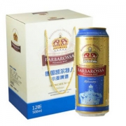 Barbarossa 凯尔特人 德国进口 小麦白啤酒 500ml*12听*3件+凑单品 100元