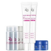 ZA 姬芮 真皙美白隔离霜套装 SPF26PA++35g*2支+送6件赠品