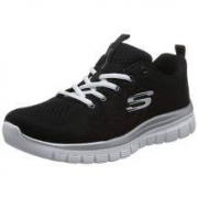SKECHERS 斯凯奇 SPORT系列 12615-BKW 女款运动鞋