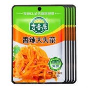 吉香居 香辣大头菜80g×5袋  *3件 26.25元（3件7折，合8.75元/件）