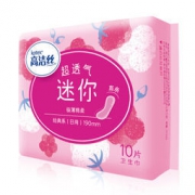 kotex 高洁丝 极薄棉柔迷你护翼卫生巾 190mm 10片 直条 *3件 14.04元（3件6折，合4.68元/件）