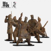 国家宝藏X你好历史 52TOYS 超活化系战斗兵马俑 士兵玩具
