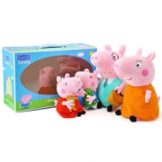 Peppa Pig 小猪佩奇 毛绒一家礼盒装 （小号） 69元包邮