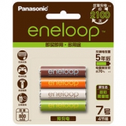 eneloop 爱乐普 7号高性能镍氢充电电池 4节装 *2件 89元（合44.5元/件）