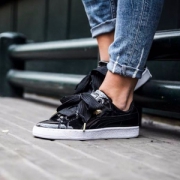 PUMA 彪马 Basket Heart Patent Wn's 蝴蝶结板鞋 363073 3色