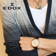 EDOX 依度 Les Vauberts系列 80081-3-AIN 男士机械腕表