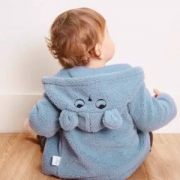 A类品质，Mini Balabala  婴儿羊羔毛连帽外套 4色