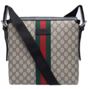 Gucci 古驰 男士 PVC单肩斜挎包 387111 KHNGN 969