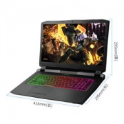 HASEE 神舟 战神GX8-CP5S1 17.3英寸游戏本（i5-8400、8GB、1TB+128GB、GTX1070、120Hz）