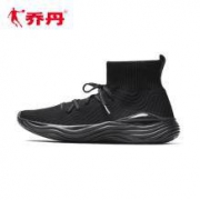 只穿了袜子的舒适感：乔丹 男子一体织袜筒跑鞋