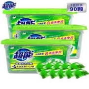 超能 8倍洁净力 植翠酵素洗衣凝珠30颗*3盒