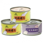 MATCHWELL 益和 宠物零食湿粮慕斯罐头 110g*4罐 （鸡肉+三文鱼） *2件 30.9元（2件5折，合15.45元/件）