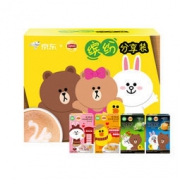 立顿奶茶Line Friends缤纷分享装4种口味705g 赠收纳盒 49.9元