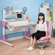 心家宜 旗舰版超大号儿童线控升降学习桌椅套装M109+M205