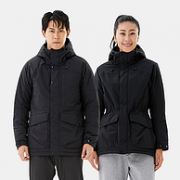 温控发热 可水洗：地球科学家 男女防水中长款棉服