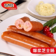 香港Q唛认证 喜得佳 爆浆芝士脆皮肠 500g*2包
