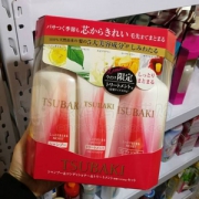 TSUBAKI 丝蓓绮 红椿无硅洗护套装（洗发水450ml+护发素450ml+发膜100g）Prime会员凑单免费直邮含税