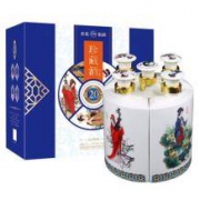 山西杏花酒业  四大美女53度清香型白酒珍藏礼盒300ml*5瓶