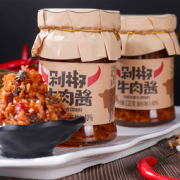 农之味 剁椒牛肉酱 220g*2瓶 14.9元包邮（24.9-10）