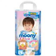 moony 尤妮佳 男婴用拉拉裤 L44片 *5件 345元（合69元/件）