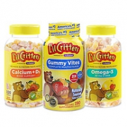 L'il Critters 丽贵 儿童维生素190粒+钙&VD150粒+鱼油120粒小熊软糖