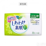 乐而雅 F系列 日用超轻薄护翼卫生巾 22.5cm*20片*5包 89元包邮包税