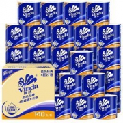 Vinda 维达 蓝色经典卷纸 4层140g*27卷*6件 223.4元包邮（需用券，合37.23元/件）