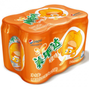 Mirinda 美年达 果味型汽水 橙味 330ml*24听 *4件  139.6元包邮