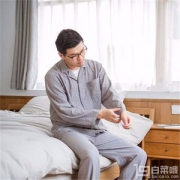 网易严选 男式双层纱家居服套装 2色