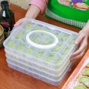 新世亚 4层72格饺子收纳盒