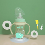 神气果果 宝宝ppsu宽口径奶瓶 180ml/240ml/300ml 19元包邮（39-20）